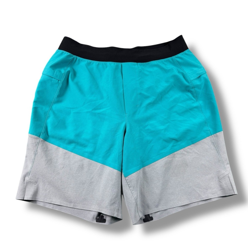 Lululemon Namaste At The Beach Short 8" In Amazonite/Light Cast Mens M GUC Read
